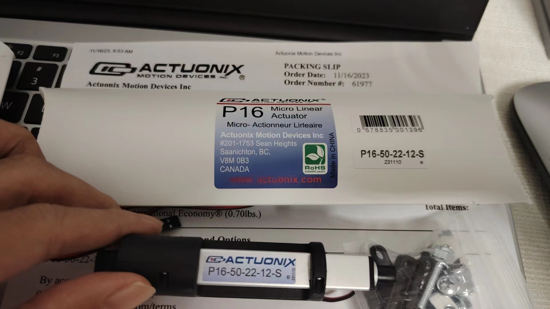 Actuonix P16-50-22-12-S