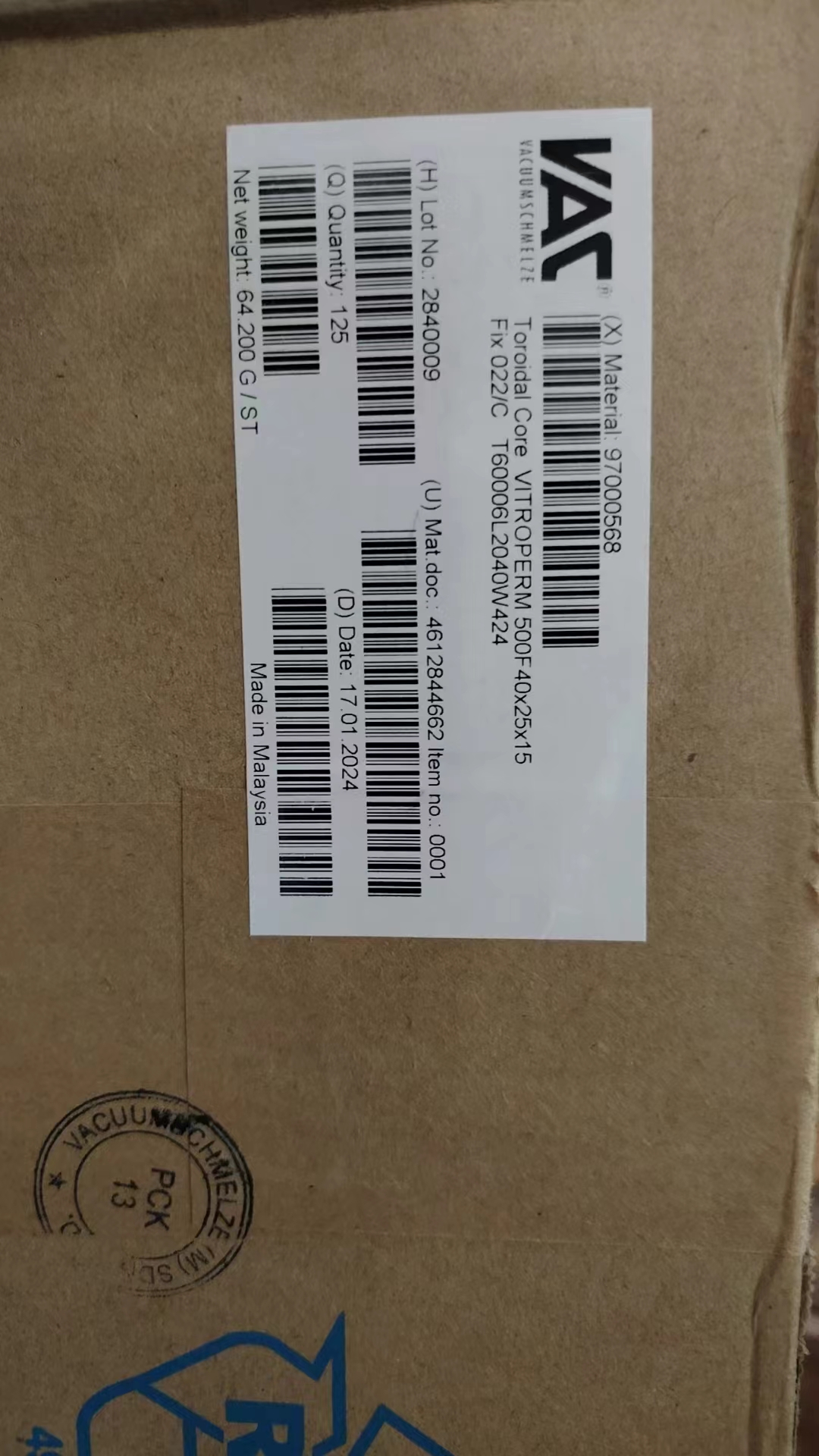 VAC T60006-L2040-W424-04